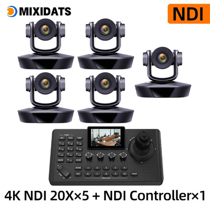 4K PTZ Video Conference Camera Kit with 20X Zoom & NDI