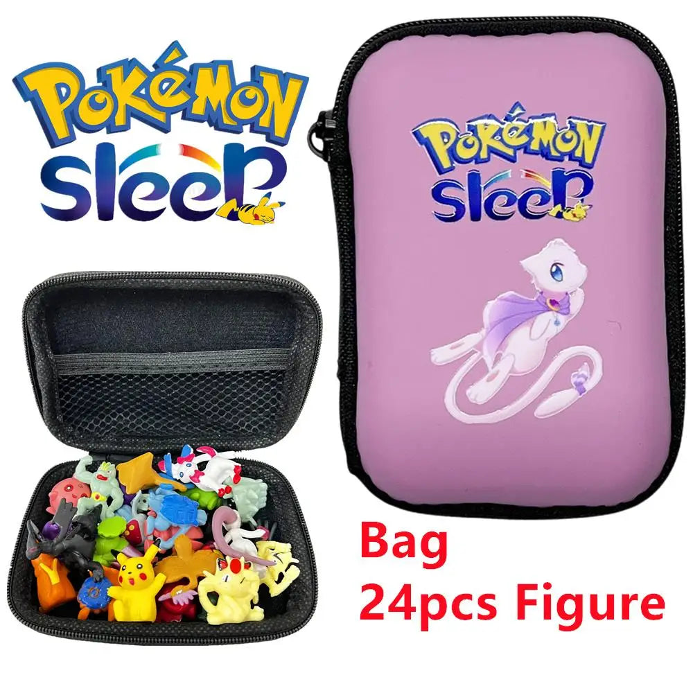 24pcs/Bag Set 2-3cm Pokemon Bag Figures Toy Bulk Anime Mini Doll Figurine Small Pocket Monster Birthday Gift Toys