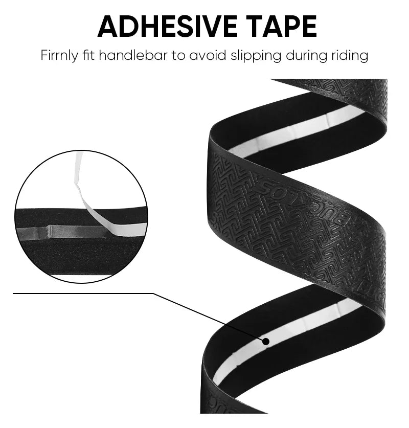 BUCKLOS Bicycle Handlebar Tapes Road Bicycle Handlebar Tape Anti-slip Waterproof Cycling Bar Wrap Road Bike Accessories
