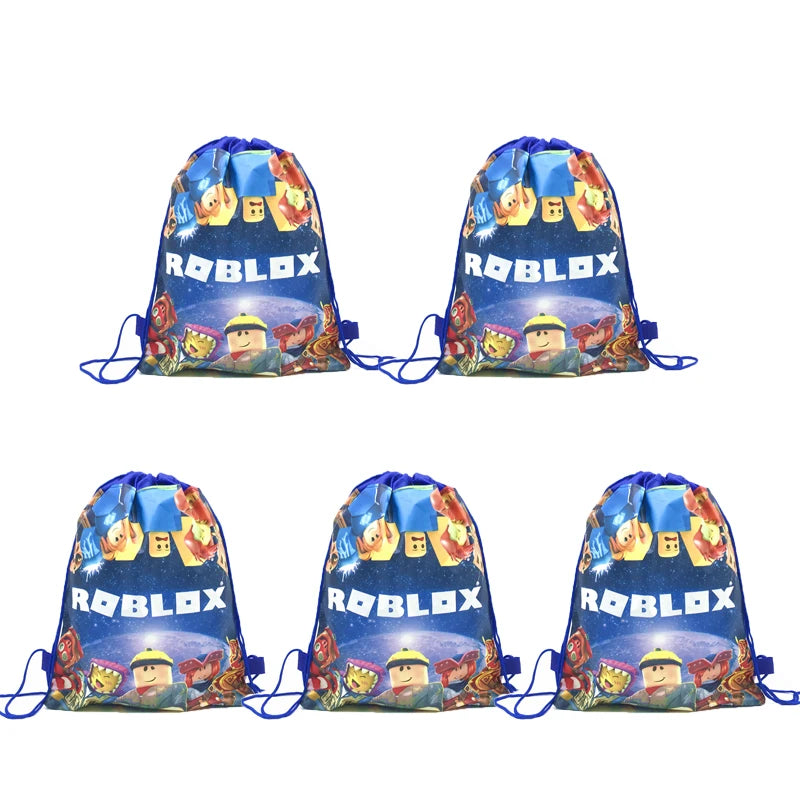 Roblox Drawstring Party Bags Set (6–56pcs)