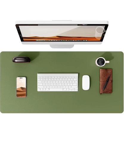 YSAGi Premium PU Leather Desk Mat: Non-Slip Waterproof Office Protector
