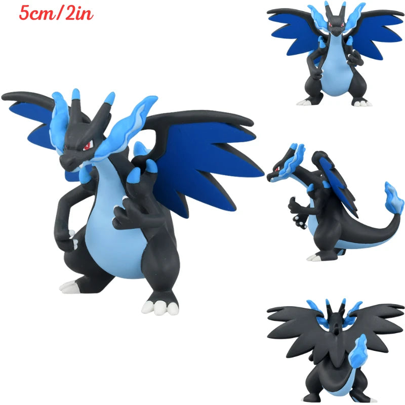 Original TAKARA TOMY Pokemon Figure Toys Mimikyu Maushold Lapras Charizard Umbreon Sylveon Vaporeon Model Dolls Birthday Gifts