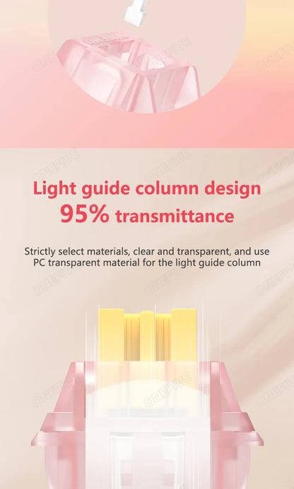 Outemu Silent Peach Switches.