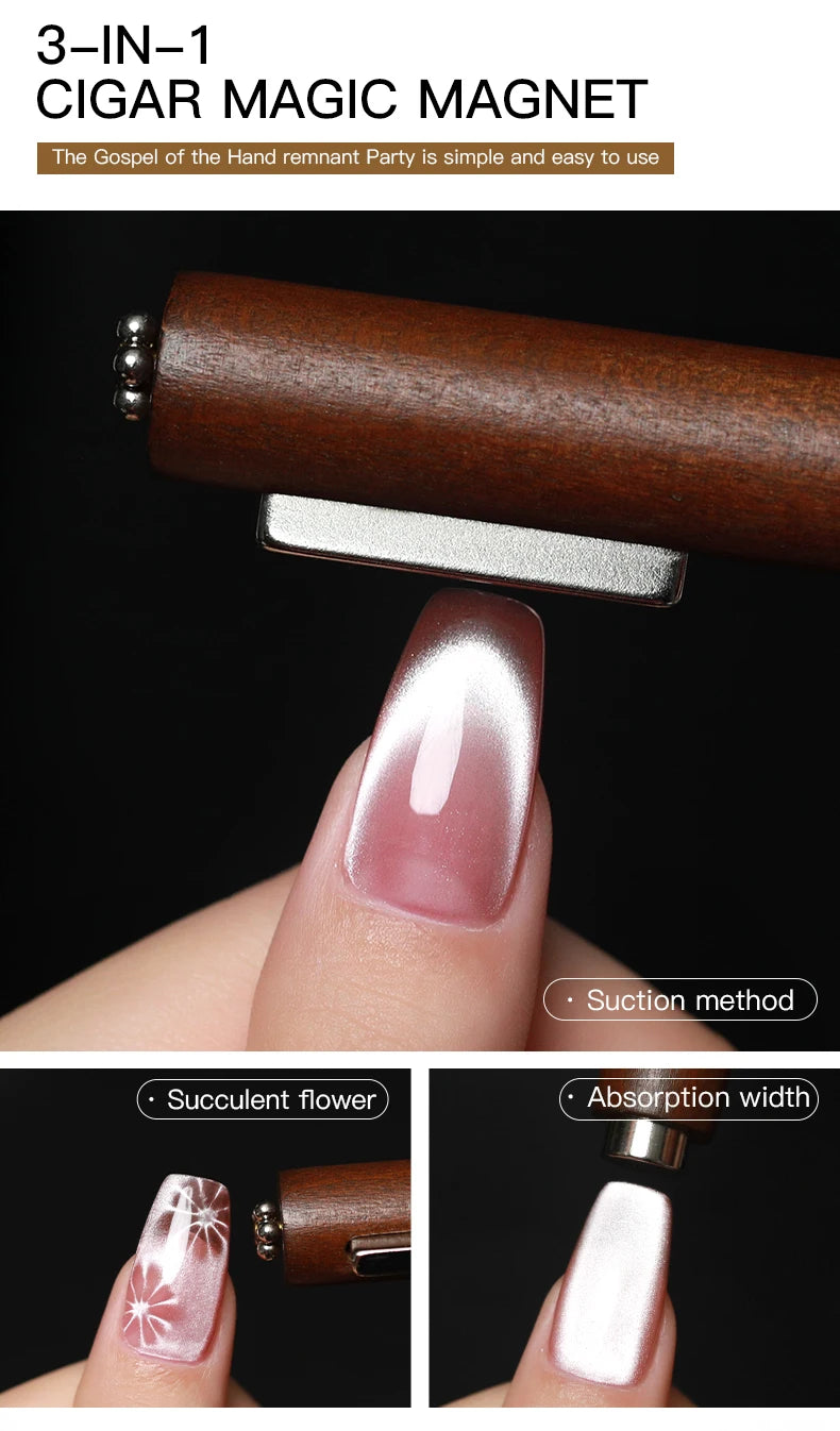 AS 9pcs Cat Eye Magnetic Moonlight Gel Nail Polish Set 15ml Sparkle White Silver Water Light Red UV Gel Nail Art Manicure Vernis