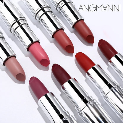 Woman Hydrating Lipstick Not Fade Velvet Air Moisture Smooth Lip Color Lipstick for Daily Lip Makeup