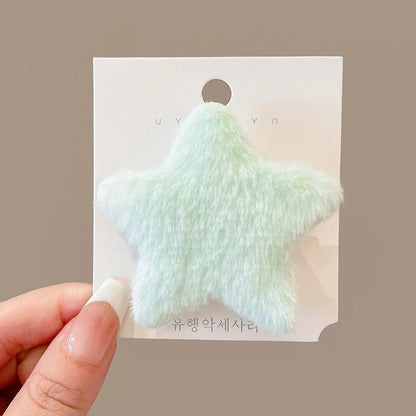 Plush Y2K Star Hair Clip.