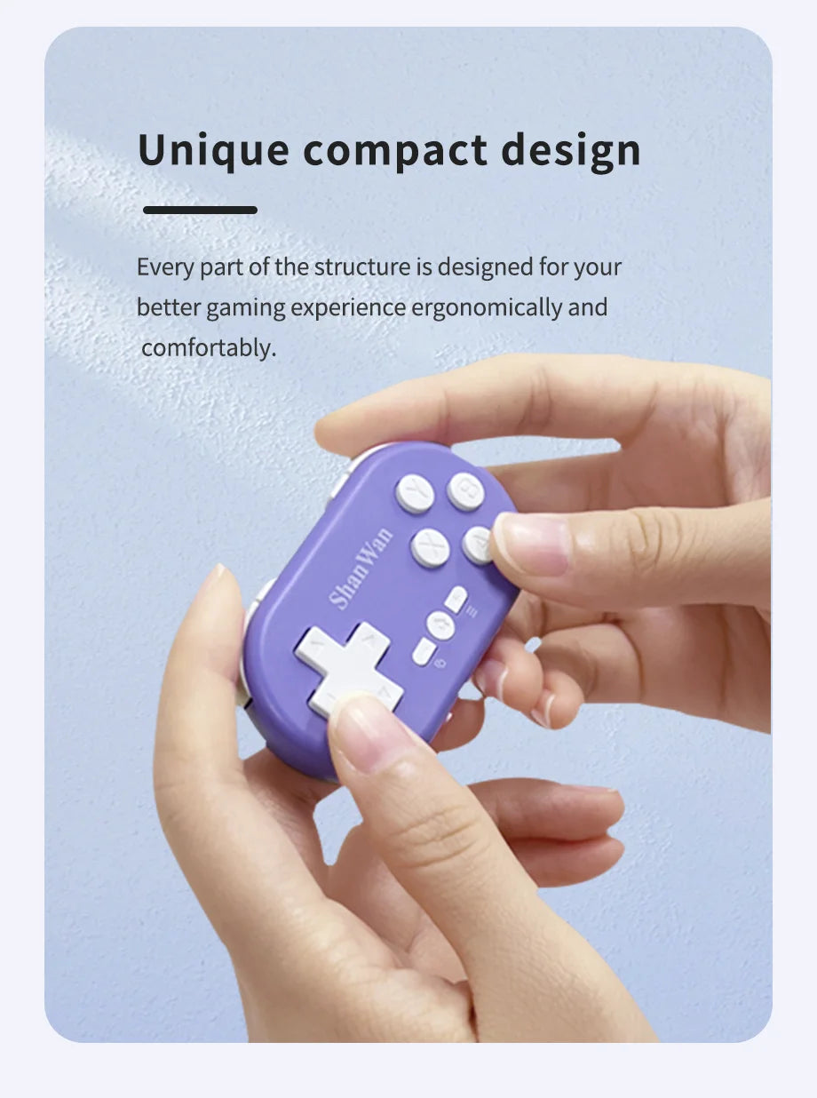 Mini Gamepad Gaming Control Bluetooth For iPhone Android PS4 PS3 Switch Xbox Mobile IOS PC TV Controller Wireless Game Pad Phone