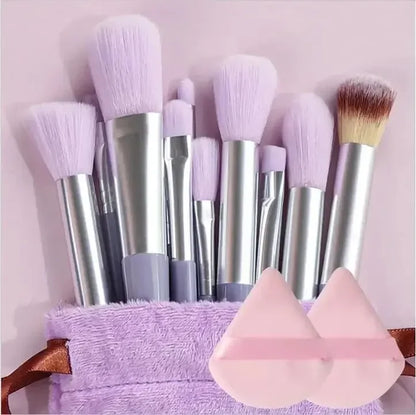 Premium 13-Piece Professional Makeup Brush Set: Soft Synthetic Bristles
