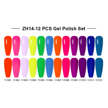 NAILCO 15ml Gel Nail Polish Set 30pcs/Lot Gel Polish Nail Soak Off UV LED Semi-Permanent Varnishes Nail Art Salon Free Shipping