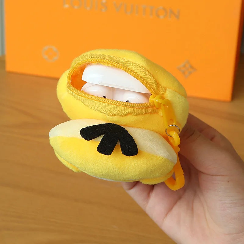 Anime Pokemon Psyduck Coin Purse Cute Cartoon Headphone Bag Portable Kids Waist Pack Trendy Child Birthday Gift