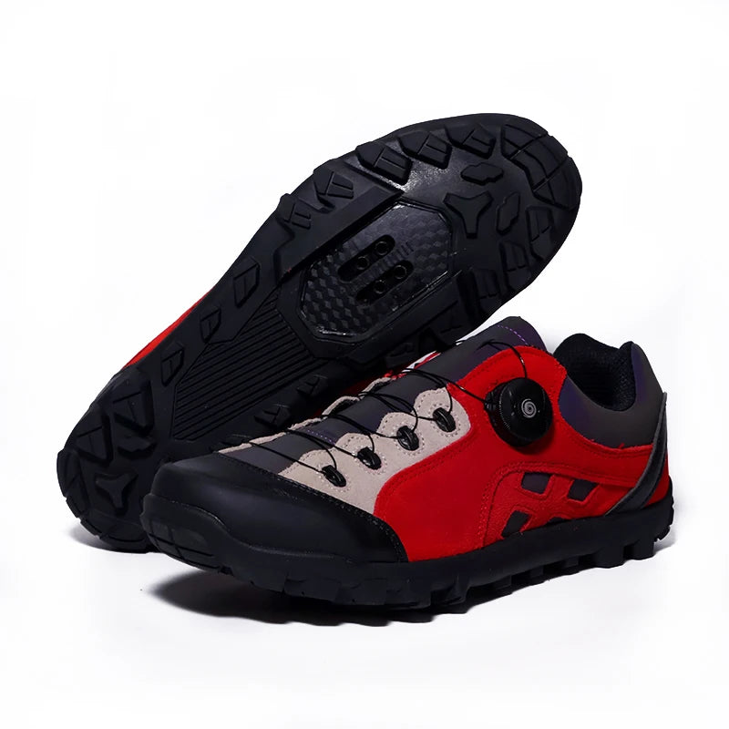 MTB-199 XC/Trail/MTB Cycling Shoes (Tênis Masculino) - Men's Gravel Road Bicycle Sneakers, SPD Cleats System for MTB Shoes