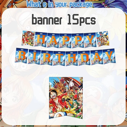 One Piece Sanji & Nami Birthday Party Tableware Set 🎉🏴‍☠️