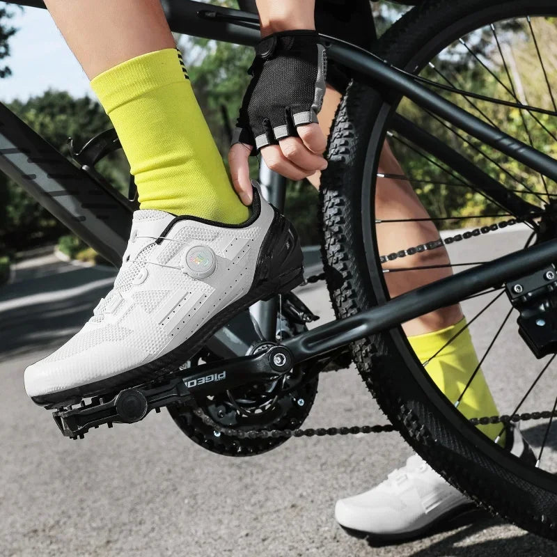 Road Cycling Shoes male Breathable Summer Self-Locking Cleat Non-slip Mountain Bicycle Shoe Men's spd racing Sneaker Lightweight