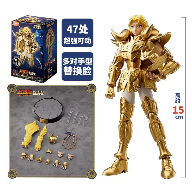 Original BLOKEES Saint Seiya Sagittarius Seiya Pegasus Aiolos Tenma Pegasus Action Figure Toy Assembly Figure Toys Gift