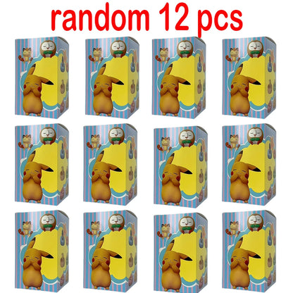 Anime Pok é mon blind box Model Figure 1-12 pcs Pikachu sleep Series Interior Hand Sleeping Position Toys Gift for sfriends