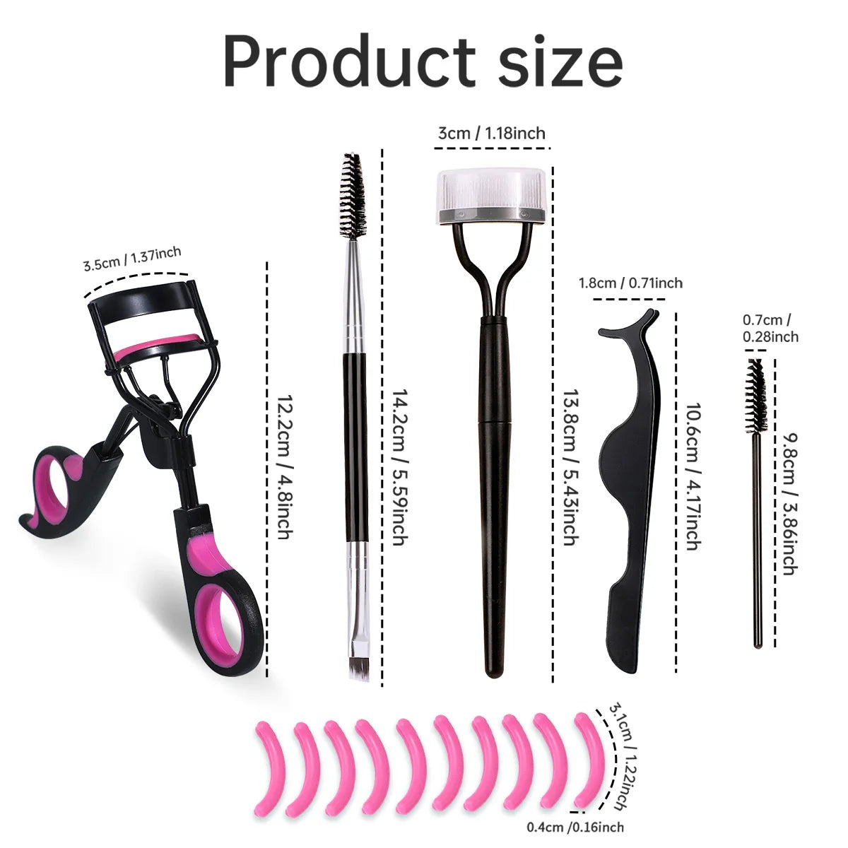 Stainless Eyelash Tool Set.