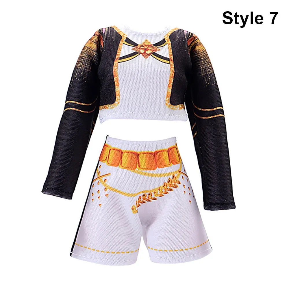 1Pcs Sweet 30cm Size 1/6 BJD Skirt Changing Dress DIY Doll'S Lolita Dress Replace Kids Gift Doll Dress Up Doll Clothing