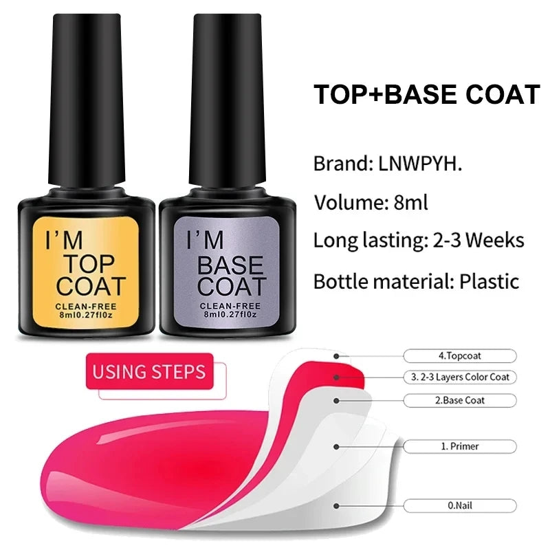 Nail Polish Kit Acrylic Nail Kit Poly Nail Gel Set With Nail Lamp Nails Extension Glitter Gel UV Building Gel Manicure Tools Set