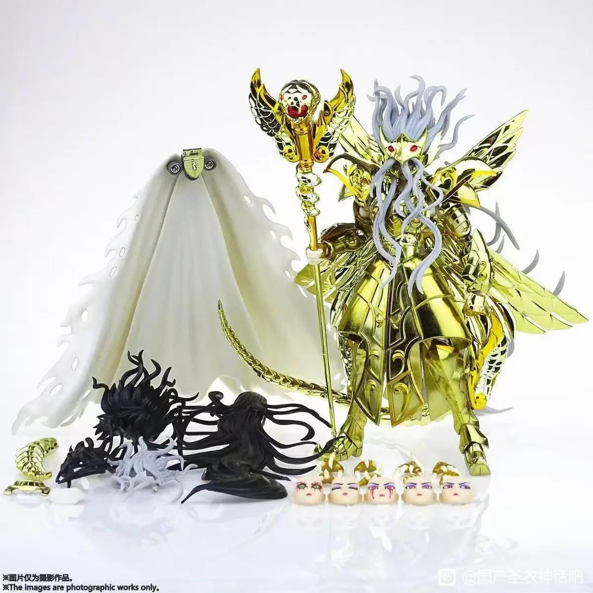 IN STOCK MST Saint Seiya Myth Cloth EXM Ophiuchus Serpentaire Odysseus Gold Next Dimension/ND LC Knights of The Zodiac Figure