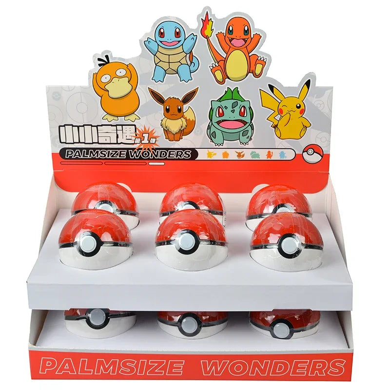 Pokemon Anime Poke Ball Action Figures Sylveston Umbreon Gengar Mini Dolls FUNISM Original Genuine Model Car Ornament Toys Gift