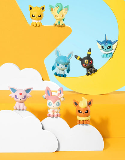 New in Stock Genuine Funism Pokémon Eevee Little Adventure Mini Figure Ornament  Animation Peripheral Gift