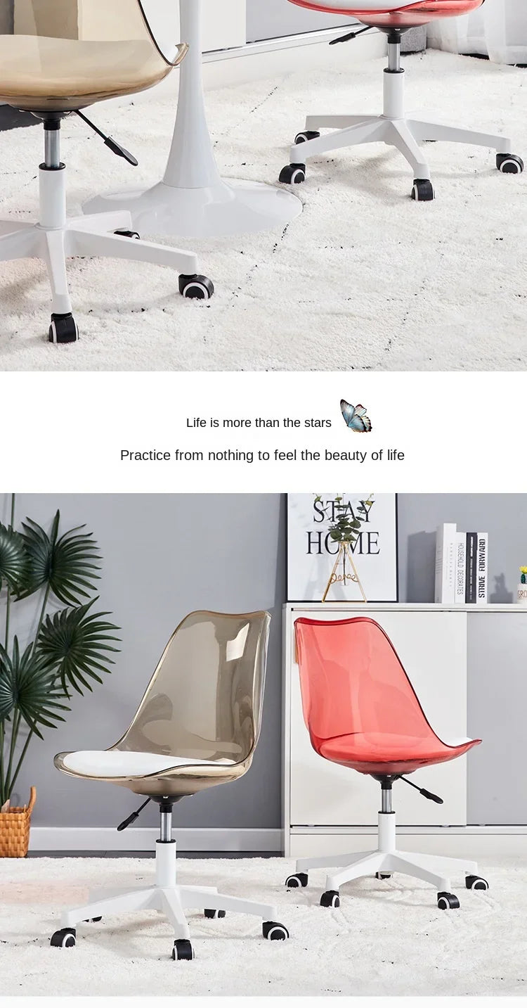 Transparent Swivel Office Chair