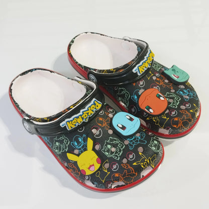 2026 Pokemon Series Peripheral Cute Slippers Eva Ultra-Light Soft Soles Versatile Comfortable Shoes Fpr Boys And Girls