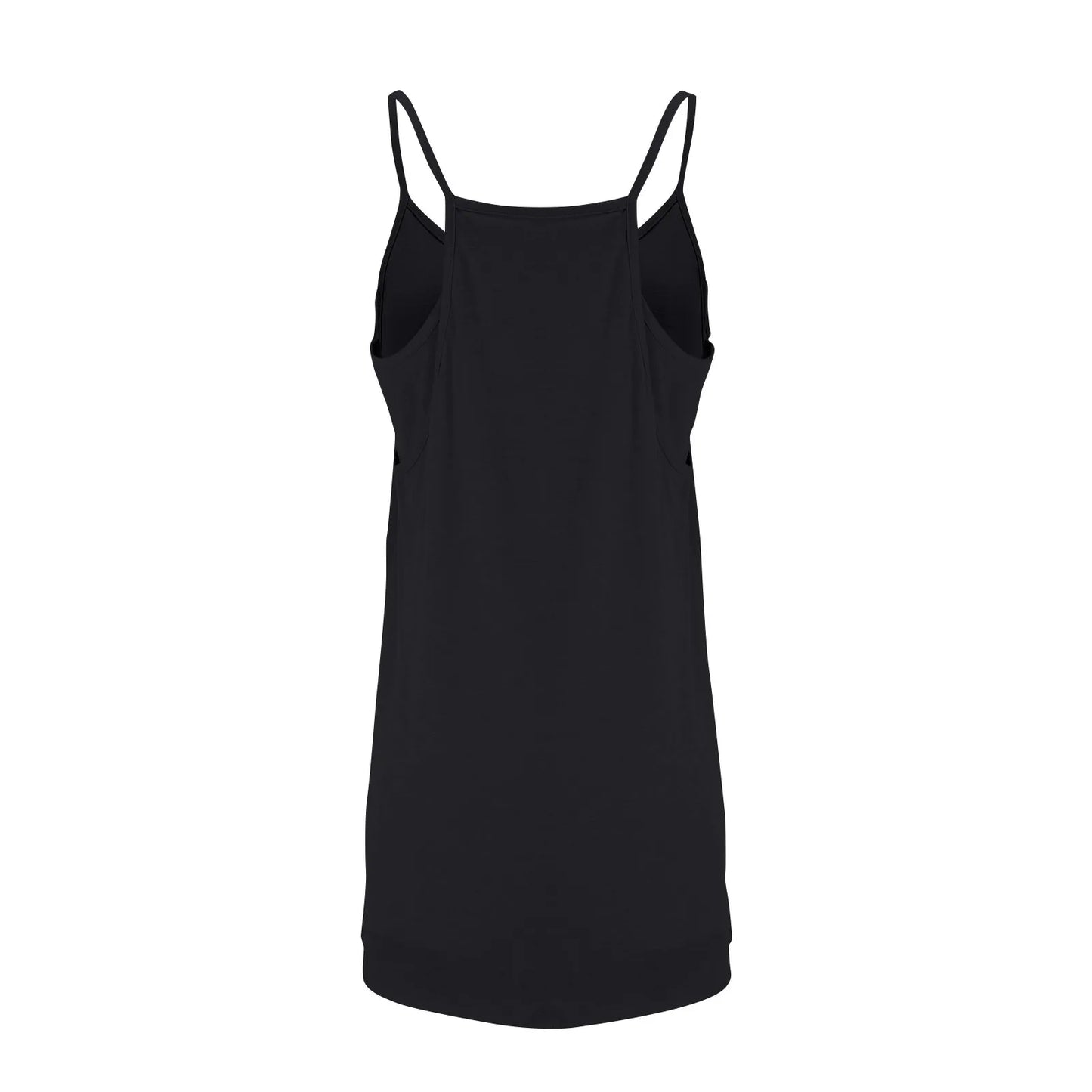 Women's Tennis Dress Solid Color Pocket Sexy Suspender Fake Two-piece Loose Breathable Comfortable Sports Dress
