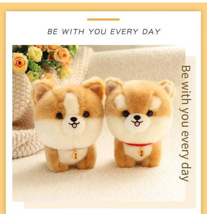 Birthday Gift Cute Puppy Doll Plush Toy Husky Doll Corgi Doll Simulation Animal Plush Doll Children Toy Gift