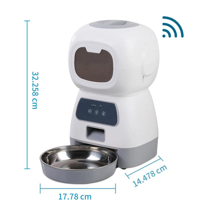 WiFi Smart Automatic Pet Feeder 3.5L 🐱📱