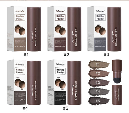 Lakerain Hairline Powder Filling Hair and Eyebrows Gaps Naturally Modify Long Lasting Holding Waterproof Sweat-proof Fine Powder