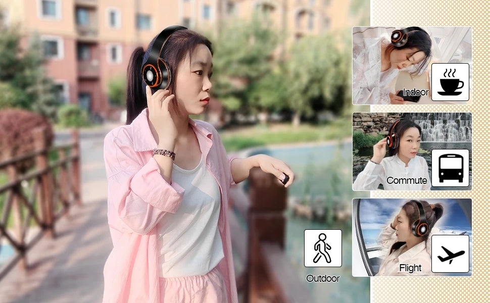 Colorful Bluetooth Headphones