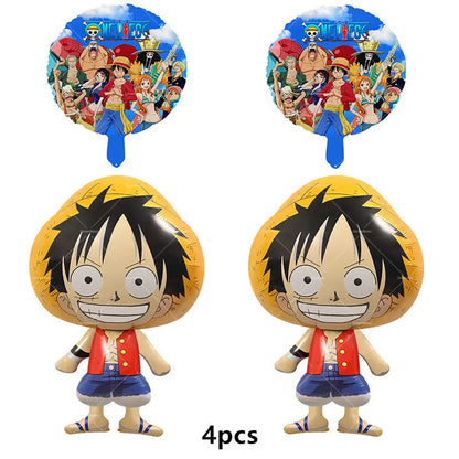 One Piece Luffy Foil & Latex Birthday Balloon Set 🎉🏴‍☠️