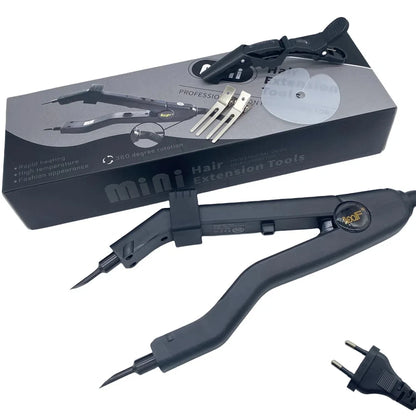 JR-609C 24mm Mini Heating Sharp Tip Black Heat Hair Connector Temperature Controllable for keratin extension