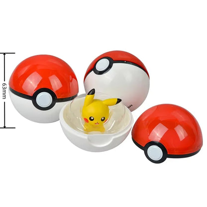 Pokemon Anime Poke Ball Action Figures Sylveston Umbreon Gengar Mini Dolls FUNISM Original Genuine Model Car Ornament Toys Gift