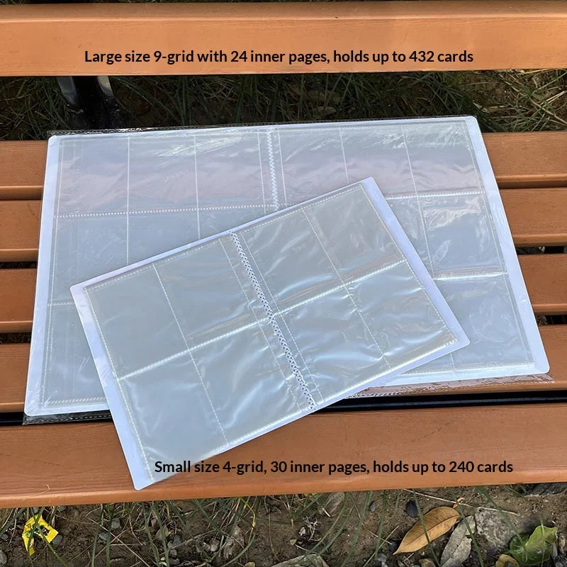 Pokemon Transparent Card Binder Album 4 Pocket 9 Pocket