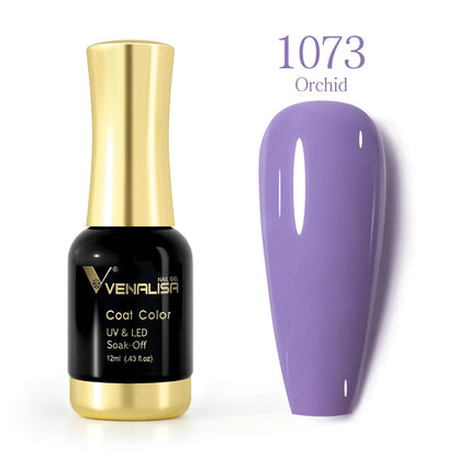 VENALISA Nail Gel Varnish TPO FREE Soak Off UV LED Organic Odorless Enamels Nail Art Colors 12ml 120Colors UV Gel Nail Polish