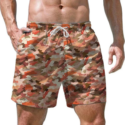 Camouflage Military Beach Shorts Men 3D Print Army Veteran Board Shorts Quick Dry Swimsuit Swim Trunks Cool Soldiers Ice Shorts