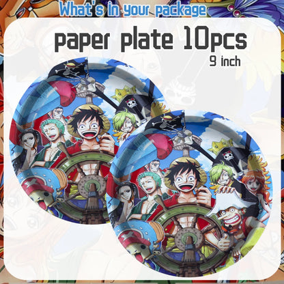 One Piece Sanji & Nami Birthday Party Tableware Set 🎉🏴‍☠️