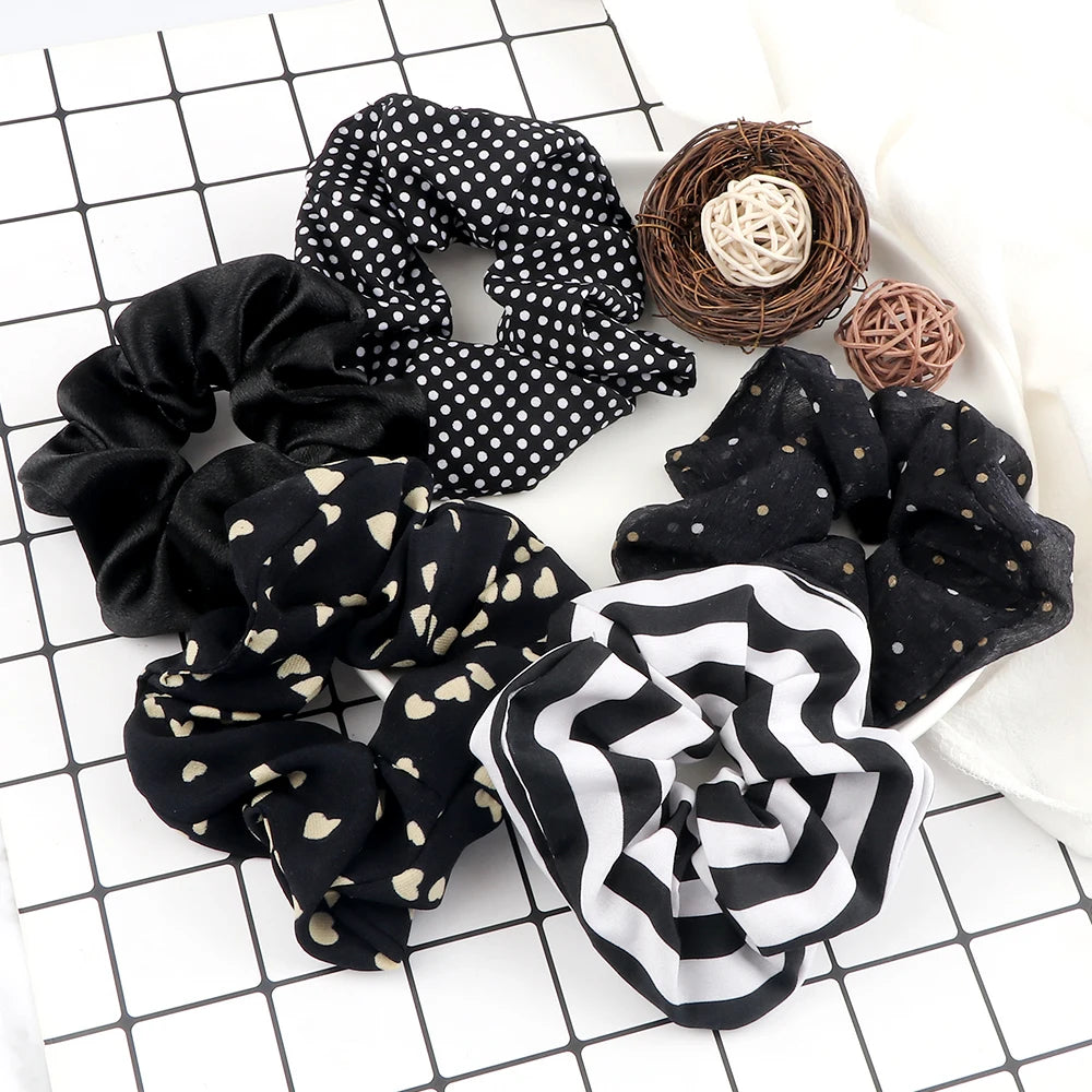 Large Elastic Scrunchies Set.