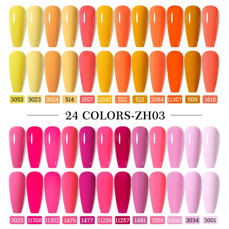 Clou Beaute 10/12/20/24pcs Gel Nail Polish Set Color 15ml White Glass Bottle Nail Art Kit Semi Permanent Gellack Nail Varnish