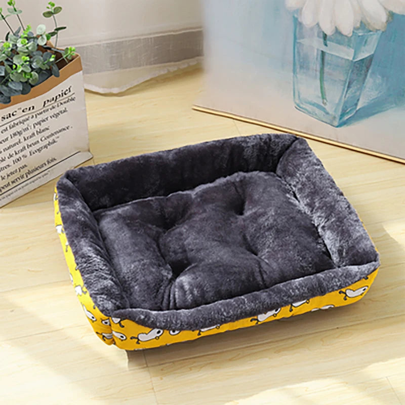 BeiYu Premium Pet Sofa Bed: Ultra-Soft Winter Lounger for Dogs & Cats