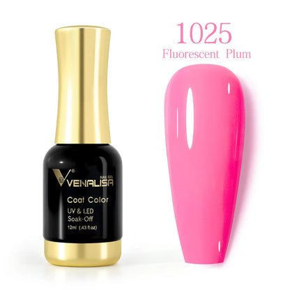 VENALISA Nail Gel Varnish TPO FREE Soak Off UV LED Organic Odorless Enamels Nail Art Colors 12ml 120Colors UV Gel Nail Polish