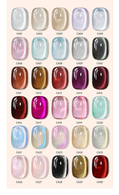 UR SUGAR 15ml Cat Magnetic Gel Nail Polish 30 Colors Semi Permanent Magnetic Gel UV/LED Soak Off Painting Vanrish Design