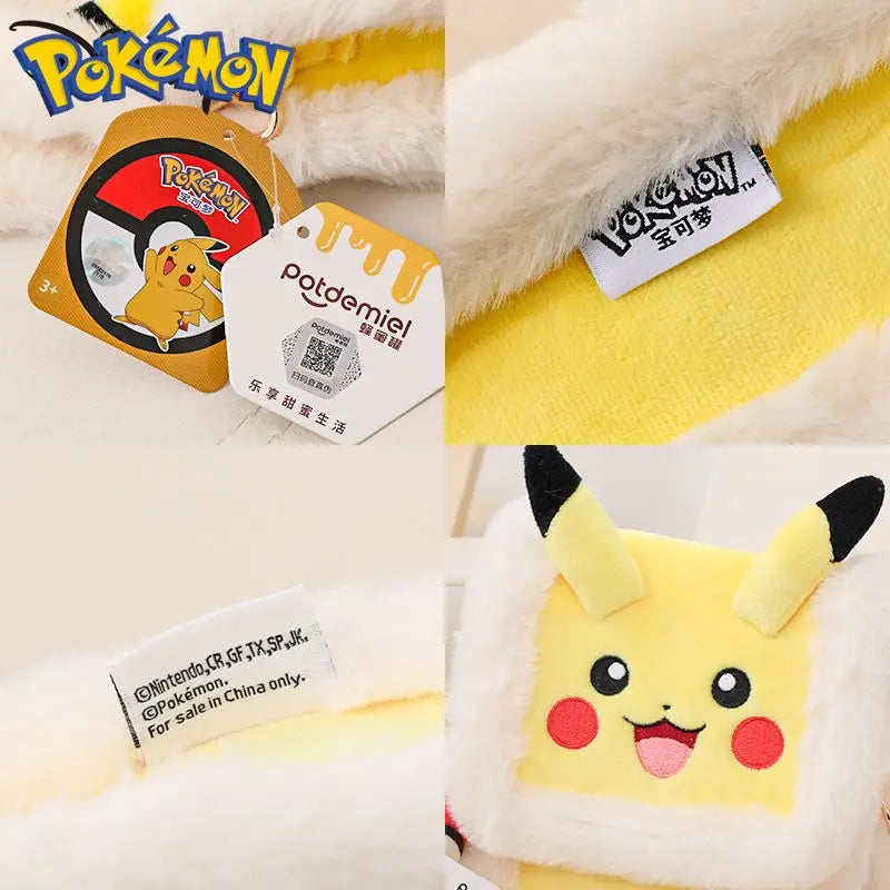 Pokemon Pikachu Plush Handbag Cute Crossbody Backpack Clefairy Storage Gift Bag Stuffed Doll Style Portable Daily Use