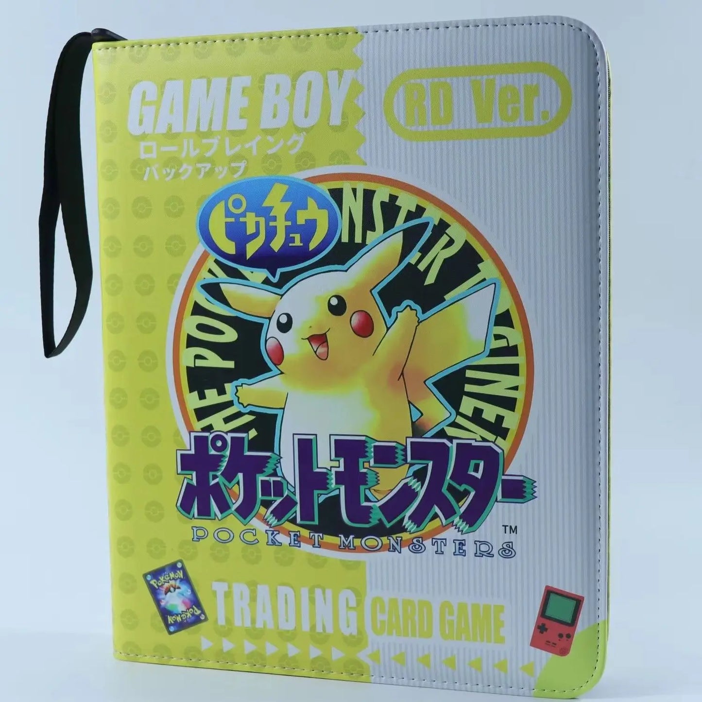 Pikachu Cartoon Anime Battle Card Booklet Zipper