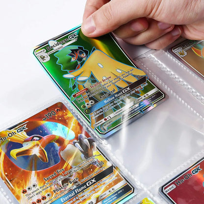 Pokemon Transparent Card Binder Album 4 Pocket 9 Pocket