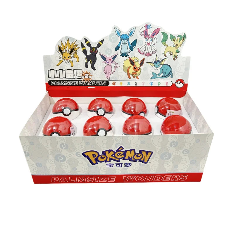 Pokemon Anime Poke Ball Action Figures Sylveston Umbreon Gengar Mini Dolls FUNISM Original Genuine Model Car Ornament Toys Gift