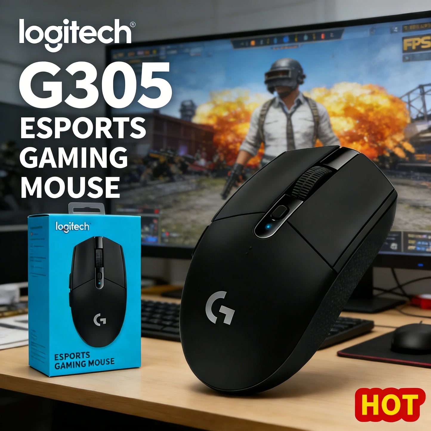 Logitech G309 Kamisato Ayaka Special Edition Wireless Bluetooth Dual-Mode Esports Mouse Hybrid Switches+G102/G203/G304/G305/M220