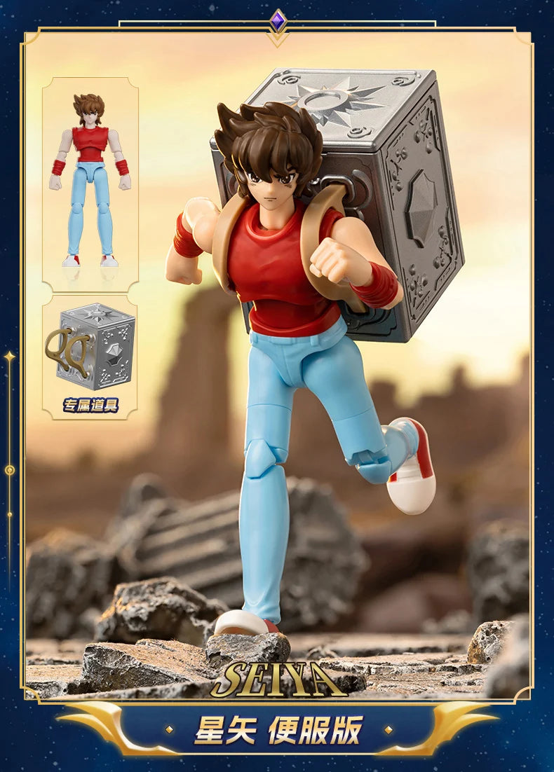 Original Blokees Saint Seiya Galaxy V1V2V03V4 Athena Aries Mu Aiolia Aldebaran Kiki Shiryu Lionet Ban FigureChildren ToysGift